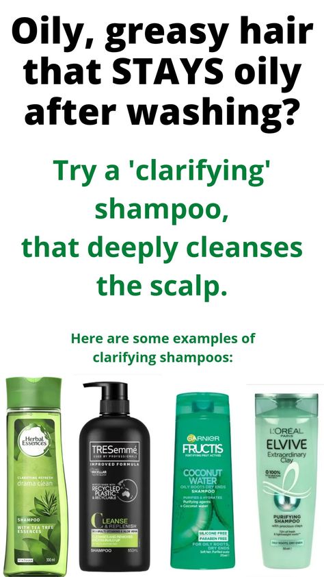 Best Shampoo For Short Hair, Good Clarifying Shampoo, Shampoo For Greasy Hair Best, Drugstore Clarifying Shampoo, Clarifying Shampoo For Low Porosity Hair, Best Shampoo For Oily Hair, Shampoo For Greasy Hair, Greasy Hair Shampoo, Oily Scalp Shampoo