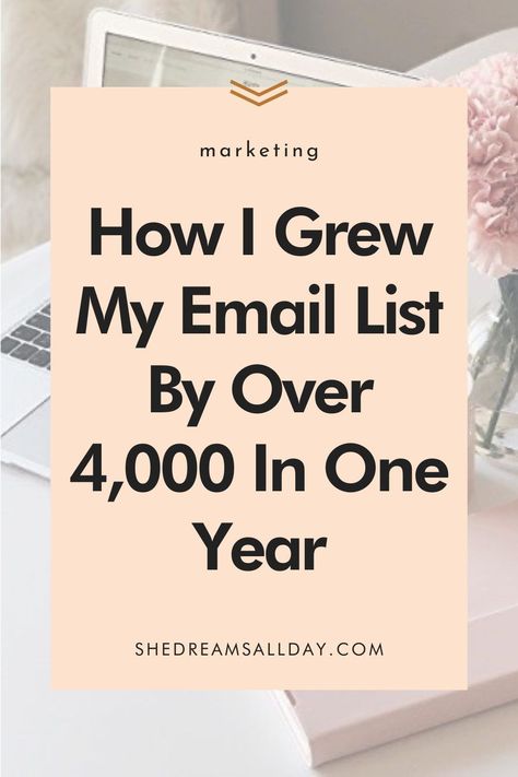 Want to learn how to grow your email list with your blog? Here is exactly how I got thousands of email subscribers on my email list within a year. Email marketing tips for bloggers. How to use Pinterest to grow your email list. Grow Your Email List, Grow Email List, Email Template Mailchimp, Email Template Design, Email Automation, Email Marketing Tools, Email List Building, Email Marketing Services, Email Template