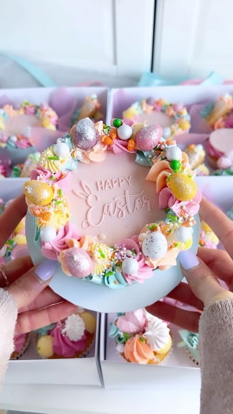 CHELL BELLS CAKES 💗 on Reels | DSADS · In the lifetime Easter Bento, Easter Cake Designs, Easter Cake Toppers, Slab Cake, Easter Cake, Baking Business, Mini Cake, Easter Cakes, Diy Cake