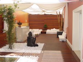 Outdoor Meditation Space, Outdoor Meditation, Moderne Have, Chill Out, Zen Space, Zen Style, Patio Interior, Salou, Meditation Space