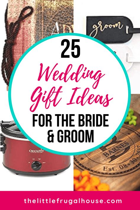 These 25 wedding gift ideas for the bride and groom under $25 are unique and can be personalized. Get creative and make a gift basket for the newlyweds! Make A Gift Basket, Sympathy Gift Ideas, Making A Gift Basket, Mason Jar Drinks, Thoughtful Wedding Gifts, Personalized Champagne Flutes, Last Minute Wedding, Wedding Gift Ideas, Custom Address Stamp