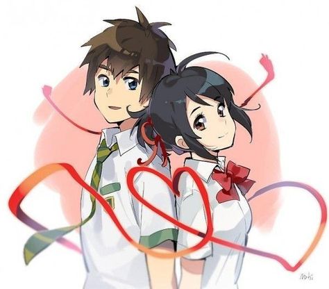 Your Name Anime Fanart, Taki X Mitsuha Fanart, Your Name Art Drawing, Your Name Anime Drawing, Your Name Fanart, Your Name Manga, Your Name Drawing, Your Name Mitsuha, Mitsuha Taki