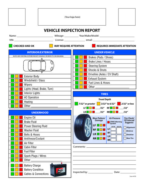 check list for inspecting and buying a used car | 7 Best Images of Printable Vehicle Inspection Checklist ... Vehicle Maintenance Log, Car Checklist, Inspection Checklist, Safety Inspection, Maintenance Checklist, Vehicle Inspection, Car Repair Service, Auto Repair Shop, Checklist Template