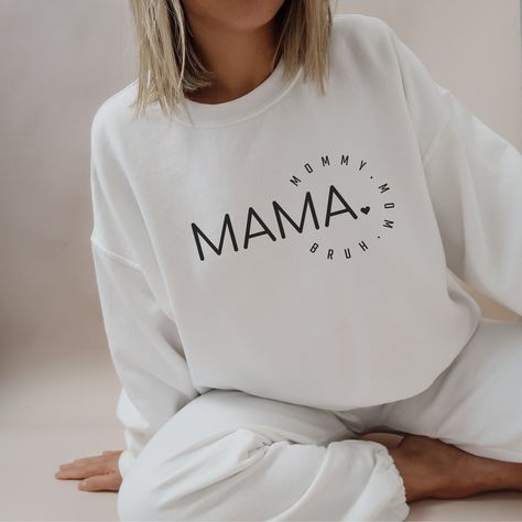 Nana Sweatshirt, Tshirt Prints, Mama Crewneck, New Mama, Mom Sweater, Cute Shirt Designs, Cool Mom, New Mom Gift, Presents For Mom