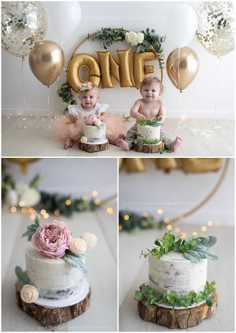 1st Birthday Photoshoot Twins, First Birthday Photo Shoot Ideas Twins, Twins First Birthday Photoshoot, Twins First Birthday Party Ideas, Cake Smash Twins, Twin Birthday Pictures, Twin Cake Smash, Twin Birthday Themes, Newborn Cake