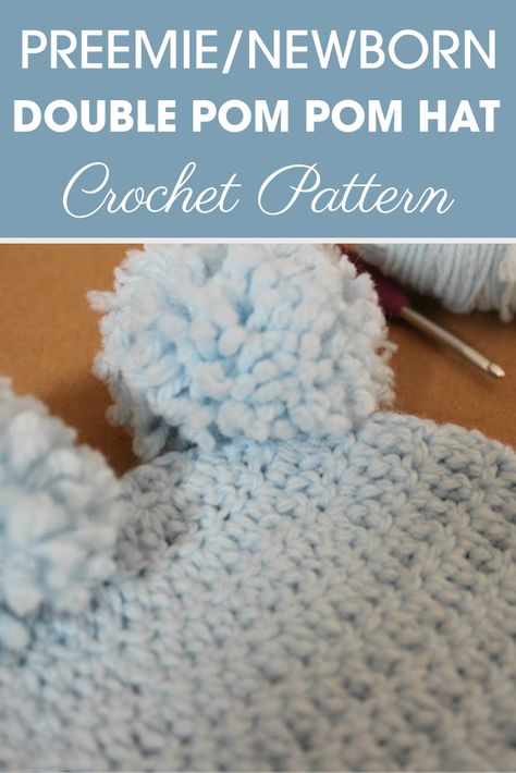 Crochet Premie Hat Pattern, Crochet Baby Bonnet Free Pattern, Baby Crochet Hat Pattern, Preemie Beanies Crochet, Crochet For Preemies Nicu, Crochet Hats For Preemies Nicu, Crochet Micro Preemie Hat Less Than 1 Lb, Newborn Baby Crochet, Crochet Pom Pom Hat