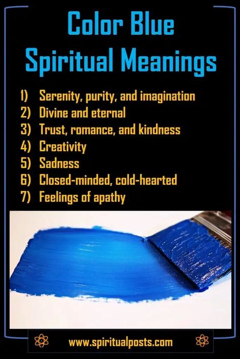 Color Blue Spiritual Meanings, and Symbolism | Spiritual Posts Spells Jars, Blue Color Meaning, Close Minded, Trust And Loyalty, The Color Blue, African Spirituality, Color Personality, Cold Hearted, Color Meanings