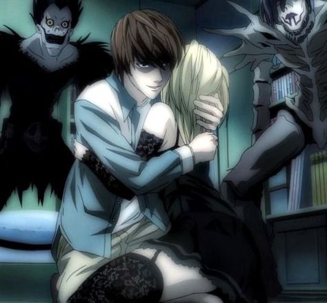 Light And Misa, Light Yagami, Dark Anime, الرسومات اللطيفة, Me Me Me Anime, Aesthetic Anime, Anime Icons, Anime Wallpaper, Profile Picture