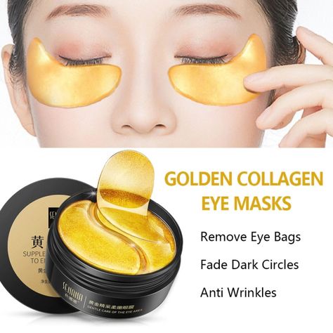 Just found this amazing item on AliExpress. Check it out! €4.26 30％ Off | Skincare Products 24K Gold Hyaluronic Acid Eye Mask Remove Dark Eye Circles Collagen Eye Patches Korean Face Care Product Remove Dark Eye Circles, Remove Eye Bags, Eye Firming, Gold Eye Mask, Dark Eye Circles, Reduce Dark Circles, Remove Dark Circles, Eye Patches, Eye Circles