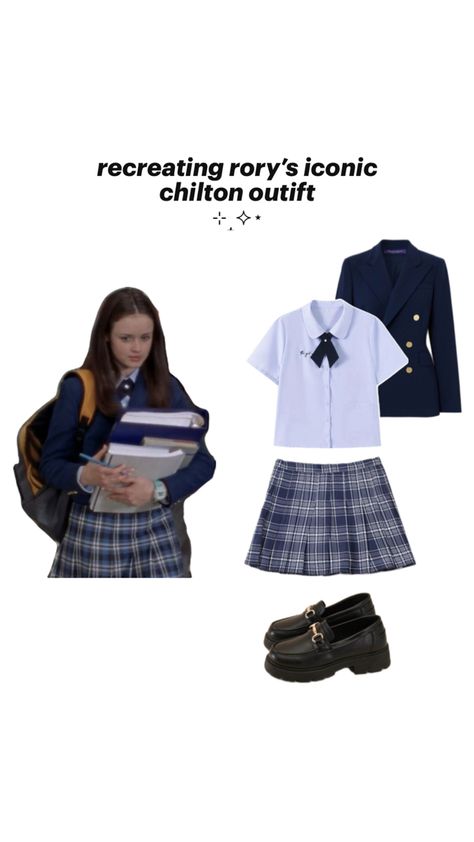 recreated rory gilmore’s iconic chilton outfit!! Chilton Outfit, Rory Gilmore