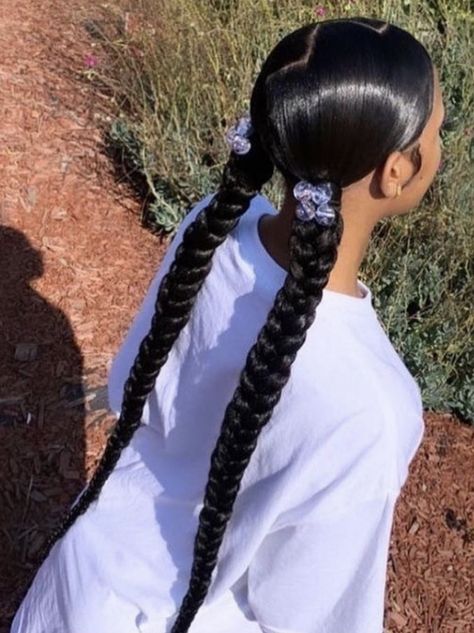 Braided Ponytail Black Hair, Pelo Color Vino, Two Ponytail Hairstyles, Weave Ponytail Hairstyles, Sleek Ponytail Hairstyles, Black Ponytail Hairstyles, Quick Natural Hair Styles, Cute Curly Hairstyles, Cute Braided Hairstyles