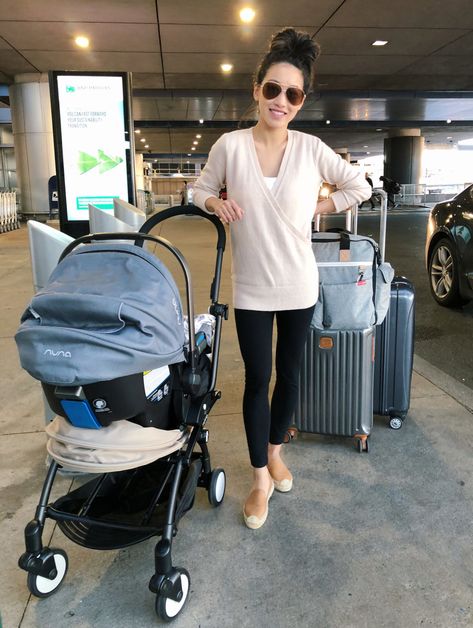 nursing breastfeeding friendly airport travel outfit Nursing Outfits Breastfeeding, Nursing Outfits, Nursing Tops Breastfeeding, Nursing Outfit, Nursing Friendly Outfits, Newborn Nursing, Airport Travel Outfits, Breastfeeding Fashion, Flying With A Baby