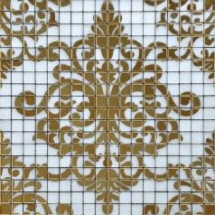 Crystal Glass Tile Gold Mosaic Collages Design Interior Wall Tile Murals Bathroom Decoration Shower Wall Tiles Designs Glass Mosaic Mirror, Bathroom Wall Tiles, Mosaic Tile Mirror, Shower Wall Tile, Gold Tile, Gold Mosaic, Shower Floor Tile, Mosaic Murals, Glass Backsplash