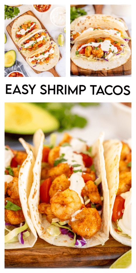 Shrimp Tacos With Slaw, Slaw For Shrimp Tacos, Taco Spices, Tacos With Slaw, Easy Shrimp Tacos, Cilantro Lime Shrimp Tacos, Shrimp Tacos Easy, Shrimp Taco Recipes, Cilantro Lime Shrimp