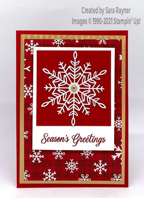 Su Wonderful Snowflakes, Merriest Moments, Homemade Holiday Cards, Stamped Christmas Cards, Christmas Cards Kids, Snowflake Cards, Christmas Card Inspiration, Card Layouts, Homemade Christmas Cards