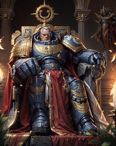 Ultramarines 40k Art, Ultra Marines 40k, Warhammer 40k Primarchs, Warhammer 40000 Wallpaper, Warhammer 40000 Art, Warhammer 40k Wallpaper, Space Marines 40k, Marneus Calgar, Warhammer Space Marine