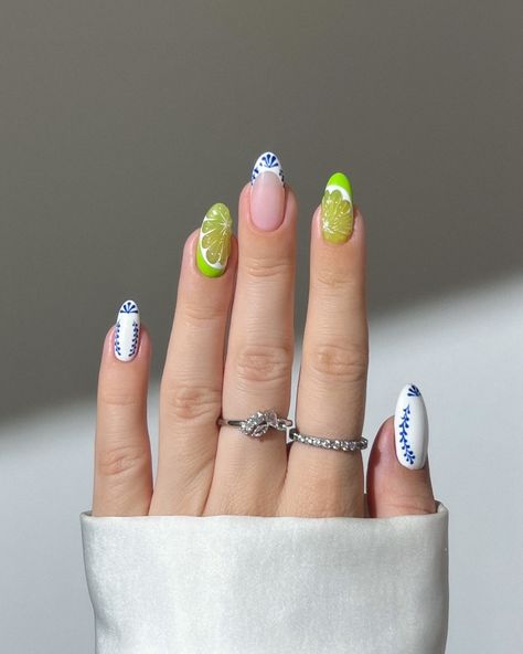 tequila lime #nails for summer Tequila Lime Nails, Tequila Nails, Nails Timeless, Lime Nails, Lime Green Nails, Green Jelly, Nails For Summer, Summer Acrylic, Manicure Nail Designs