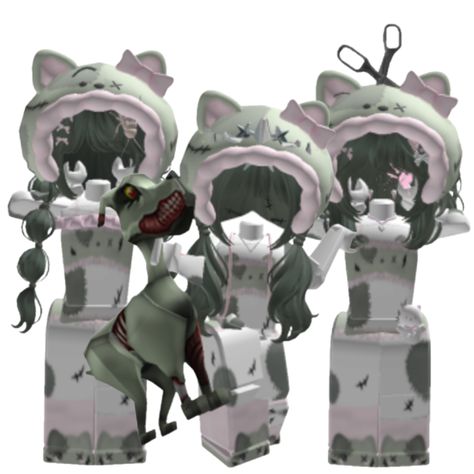 Matching Roblox Outfits Group, Trio Matching Roblox Avatars, Trio Roblox Outfits, Matching Roblox Avatars For Best Friends, Cutecore Avatar, Goth Roblox Avatars, Avatar Halloween, Roblox Matching, Butterfly Tattoo Stencil