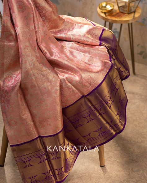 Pink Saree Silk, Mom And Son Outfits, Pastel Pink Color, Indian Bridal Sarees, New Saree Designs, Wedding Saree Blouse, Traditional Silk Saree, Wedding Saree Blouse Designs, Fashionable Saree Blouse Designs