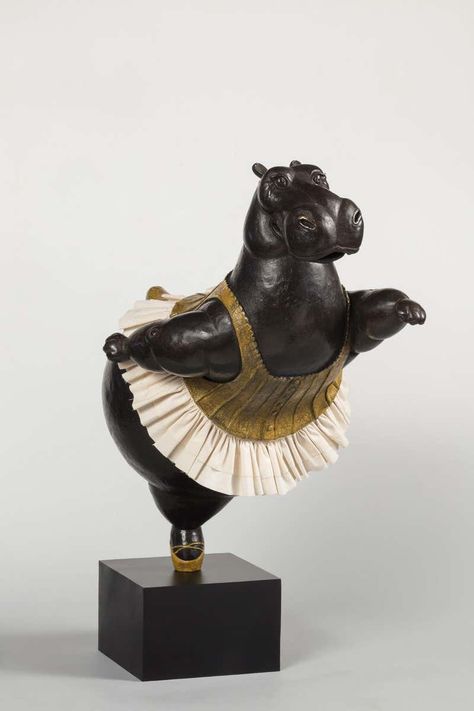 Bjorn Skaarup - Hippo Ballerina, pirouette II For Sale at 1stDibs Ballerina Pirouette, Hippo Ballerina, Animal Instinct, Art Advisor, Painting Sculpture, Art Consultant, Unique Sculptures, Miami Art, Art Curator