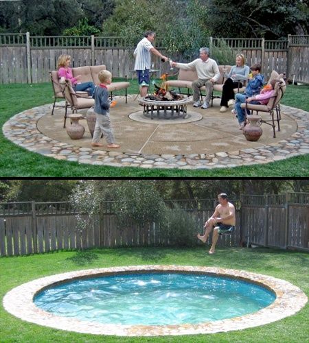 Disappearing swimming pool! Very cool!  I would love this in my back yard! Hidden Swimming Pools, Ideas De Piscina, Kleiner Pool Design, Hidden Pool, Samos, Dream Backyard, Big Dreams, Small Backyard Design, Backyard Fun