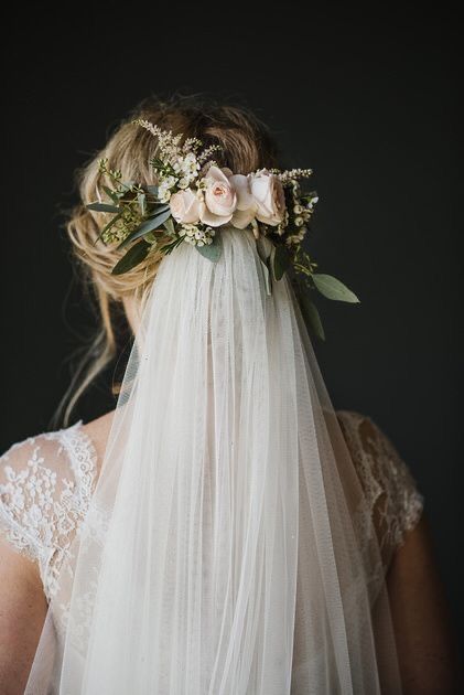 Wedding Hair Floral, Hair And Veil, Country Bridal Gown, Nick Walker, Wedding Hairstyles And Makeup, Classic Wedding Hair, Floral Hair Comb, Blush Wedding Flowers, Floral Hair Combs