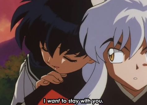 inuyasha anime stills screencap quotes love aesthetic tumblr instagram filler Inuyasha Koga, Inuyasha Memes, Inuyasha And Kikyo, Amor Inuyasha, Inuyasha Funny, Inuyasha Cosplay, Inuyasha Love, Inuyasha And Sesshomaru, Inuyasha Fan Art