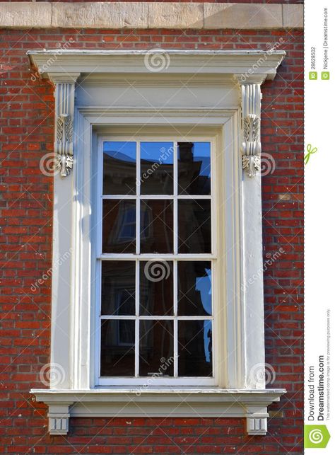 Exterior Window Molding, Exterior Window Trim Ideas, Exterior Window Trim, Victorian Window, Wooden Window Design, Window Structure, Window Exterior, Victorian Windows, Victorian Exterior