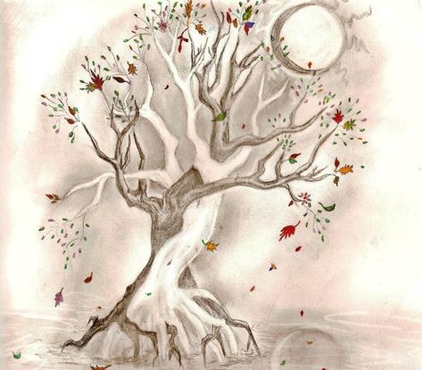 Intertwined Trees by Spitenmalice on DeviantArt Tree Tat, Tattoo Tree, Family Tree Tattoo, Tree Tattoo Designs, Geniale Tattoos, Tree Of Life Tattoo, Watercolor Tree, Elephant Tattoos, Tree Drawing