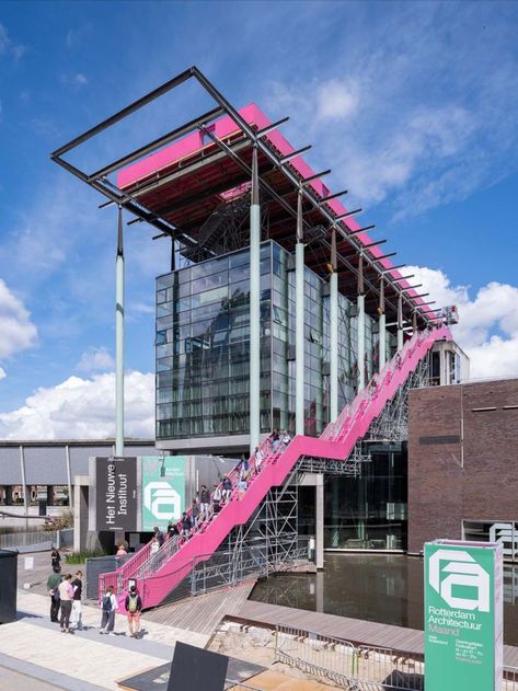 Podium Architecture, Mvrdv Architecture, Folding Architecture, Urban Concept, Industrial Office Design, University Architecture, Public Space Design, Stairs Architecture, Roof Structure