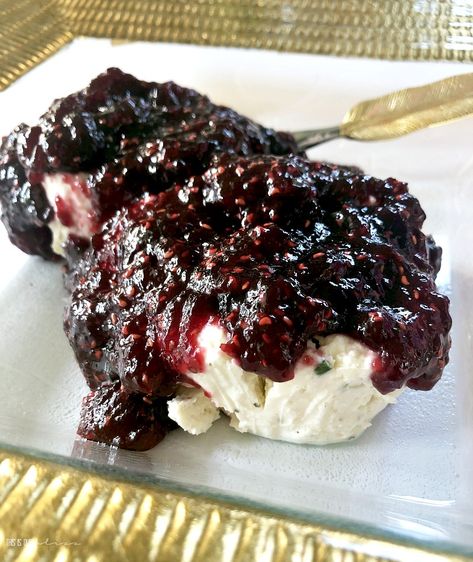 Boursin Cheese and Jam Appetizer: 5 Minute Recipe | This is our Bliss How To Serve Boursin Cheese, Boursin Appetizers Appetizer Recipes, Cheese And Jelly Appetizer, Appetizer With Boursin Cheese, Borsine Cheese Appetizer Recipes, Boursin Cheese Appetizers Dips, Boursin Cheese Recipes Party Appetizers, Boursin Cheese Appetizer Recipes, Boursin Dip Recipes