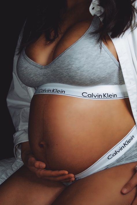 Calvin Klein Maternity Shoot Beach, Calvin Klein Maternity Photoshoot Ideas, Calvin Kline Maternity Photos, Maternity Photo Shoot Ideas Calvin Klein, Calvin Maternity Shoot, Maternity Pictures Calvin Klein, Calvin Klein Maternity Shoot With Jeans, Maternity Calvin Klein Photoshoot, Maternity Photo Shoot Jeans