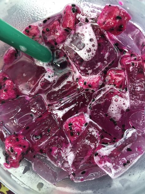 Mango Dragonfruit Refresher Starbucks, Starbucks Dragonfruit Refresher, Starbucks Mango Dragonfruit Refresher, Mango Dragonfruit Refresher, Dragonfruit Refresher, Pink Dragon Fruit, Fruit Sorbet, Corgi Puppies, Starbucks Inspired Ice Coffee