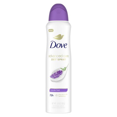 Advanced Care Lavender Fresh Antiperspirant Dry Spray Dove Lavender, Shave Care, Dove Deodorant, Lavender Spray, Fresh Lavender, Tropical Scent, Fresh Fragrance, Antiperspirant Deodorant, Deodorant Spray