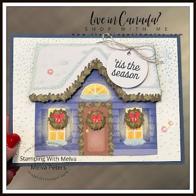 Paper Pumpkin Possibilities Blog Hop - November 2023 / Stamping With Melva Alt Ideas, Paper Pumpkin Stampin Up, Cute Little Houses, Stampin Up Paper Pumpkin, Pumpkin Cards, Pumpkin Projects, Pumpkin Ideas, Stampin Up Christmas, Holiday Paper