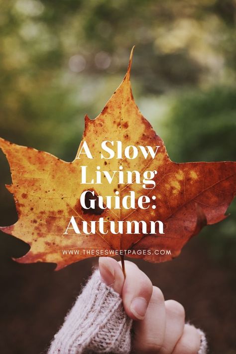 The ultimte guide to slow living in fall, tips for simple living in autumn intentional living fall bucket list Slow Living September, Slow Autumn, 30 Bucket List, Hygge Fall, Autumn Playlist, Soft Lifestyle, Fall Hygge, Autumn Activity, My Twenties