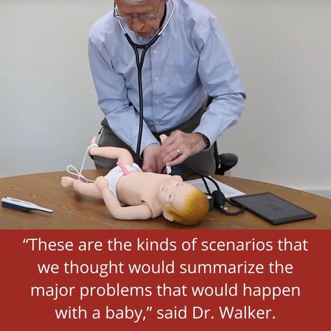 Meet our Infant Vital Signs Trainer - the “youngest” nursing manikin we offer. Students will practice taking basic infant vital signs and conducting newborn physical assessments, including blood pressure and auscultation. Learn more about this new trainer: #infantvitalsigns #nursing #newbornassessment #manikin #bloodpressure #auscultation #eyedilation #fontanelle #curriculum #CTElife Newborn Assessment, Science Tools, Health Class, New Trainers, Health Careers, Vital Signs, Health Science, Blood Pressure, Assessment