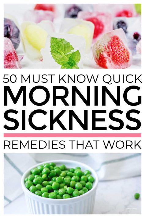 50 must know morning sickness remedies for quick pregnancy nausea relief. These simple, healthy snacks, meals & ingredients can give real morning sickness fast in your first trimester. #morningsickness #morningsicknessremedies #morningsicknessrelief #pregnanacynausea Pregnancy Nausea Remedies, Pregnancy Nausea Relief, Nausea Remedies, Sickness Remedies, Morning Sickness Remedies, Nausea Pregnancy, Remedies For Nausea, Nausea Relief, Prenatal Nutrition