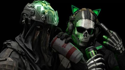 Call Of Duty, Ghost, Green, Black