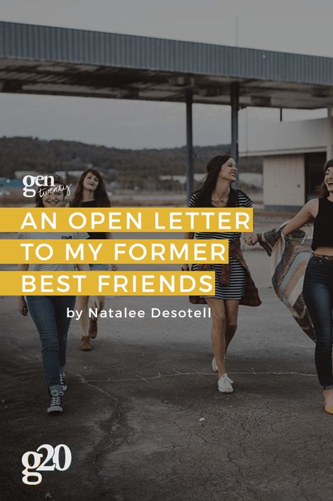 Lost Best Friend, Best Friend Letters, Goodbye Letter, Old Friendships, Letter To Yourself, Open Letter, Finding New Friends, Dear Friend, Old Friends