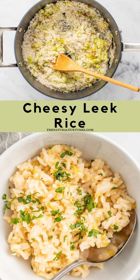 Leek Recipes Instant Pot, Leek And Spinach Recipes, Recipes For Leeks, Recipes With Leeks Dinners, Recipes Using Leeks, Recipes With Leeks, Leek Rice, Leek Recipes Side Dishes, Melted Leeks