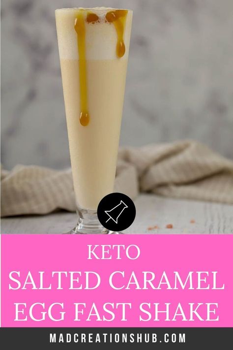 Eggfast Recipes, Keto Salted Caramel, Keto Shake, Keto Beverages, Keto Protein Shakes, Low Carb Shakes, Low Carb Protein Shakes, Egg Fast Diet, Keto Egg Fast