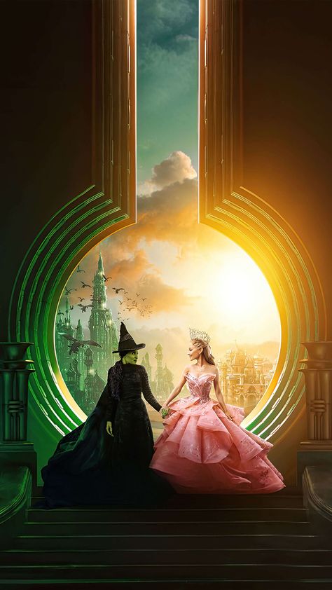 Wicked Movie, Elphaba And Glinda, Wicked Musical, Film Logo, In Theaters Now, Cynthia Erivo, Movie Screen, Movie Wallpapers, Wicked Witch