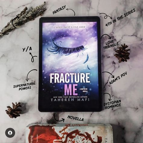 Fracture Me, Dystopian Romance, Book Tropes, Tahereh Mafi, Shatter Me Series, Recommended Books, My Fault, Supernatural Power, Recommended Books To Read