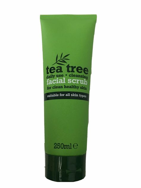 Tea Tree Facial Face Scrub For Clean Healthy Skin Daily Use Scrub - 1x250ml Tea Tree Face Scrub, Cucumber Face Scrub, Tea Tree Facial Scrub, Tea Tree Scrub, Clear Pimples, Tea Tree Face Wash, Green Tea Scrub, How To Clear Pimples, Cucumber For Face