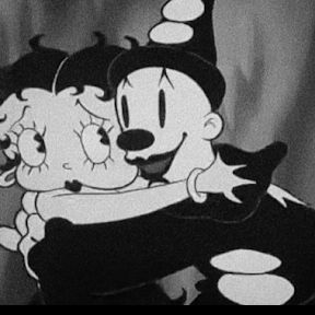 Betty Boop And Her Boyfriend, Betty Boop And Felix The Cat, Betty Boop Boyfriend, Betty Boop And Boyfriend, Betty Boop Matching Pfp, Goth Betty Boop, Betty Boop And Koko, Old School Pfp, Betty Boop Wallpapers Vintage