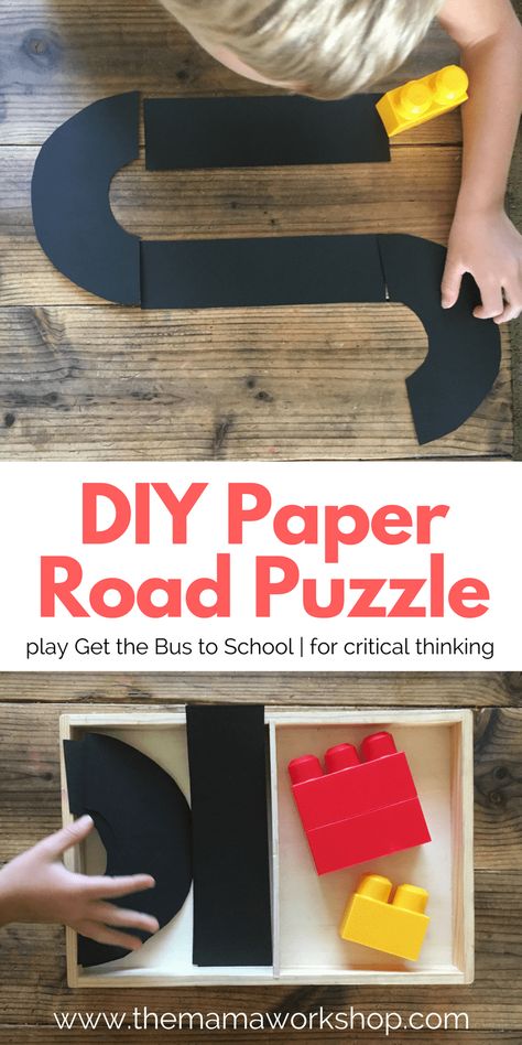 Road Study Preschool Activities, Creative Curriculum Paper Study, Roads Study Preschool, Road Study Preschool, Roads Study Creative Curriculum, Creative Curriculum Roads Study, Road Study Creative Curriculum, Creative Curriculum Wheels Study, Toddler Puzzles