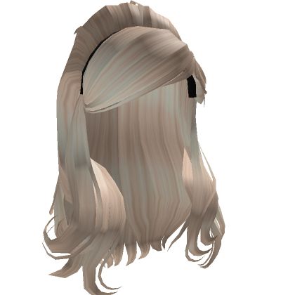 POV Hair - Warm Blonde - Roblox Roblox Gyaru Hair Codes, Roblox Blonde Hair Codes, Blonde Hair Roblox, Yk2 Outfits, Gyaru Hair, Rich Girl Outfits, Roblox Ids, Pelo Cafe, Roblox Hair