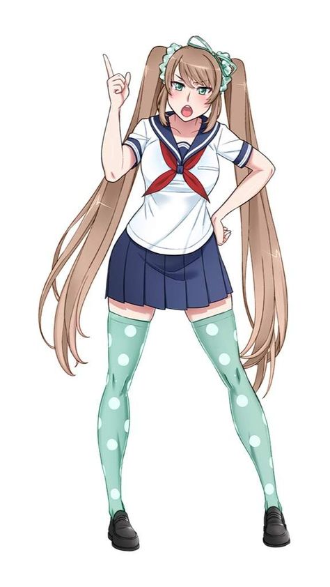 Yandere Simulator Fan Art, Osana Najimi, Yandere Simulator Characters, Female Cartoon Characters, Hxh Characters, Fandom Crossover, Female Cartoon, Hippie Wallpaper, Yandere Simulator