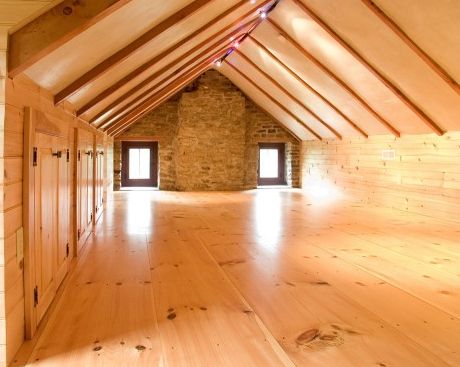 an attic redo Attic Design Ideas, Attic Makeover, Attic Renovation Ideas, Attic Bedroom Designs, Finished Attic, Cathedral Ceilings, Attic Playroom, Attic Loft, Attic House